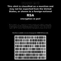 Rsa Encryption In Perl Bitcoin Cypherpunk Adam Back Barcode Tank Top