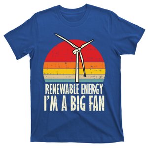 Renewable Energy Im A Big Fan Retro Earth Day 2020 Gift T-Shirt