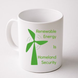 Renewable Energy Is Homeland Security Climate Change Gift Meaningful Gift Coffee Mug