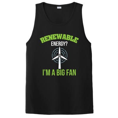 Renewable Energy Im A Big Fan Nature Lover Earth Day Design Gift PosiCharge Competitor Tank