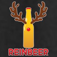 Reinbeer Funny Christmas Beer Reindeer Adult Drive Performance Visor
