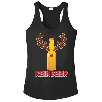 Reinbeer Funny Christmas Beer Reindeer Ladies PosiCharge Competitor Racerback Tank