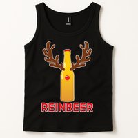 Reinbeer Funny Christmas Beer Reindeer Tank Top