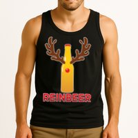 Reinbeer Funny Christmas Beer Reindeer Tank Top