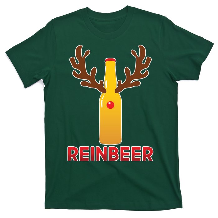 Reinbeer Funny Christmas Beer Reindeer T-Shirt