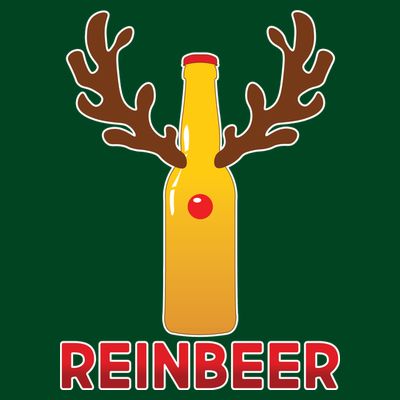 Reinbeer Funny Christmas Beer Reindeer T-Shirt