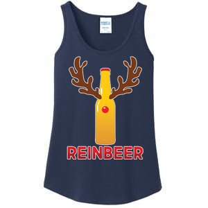 Reinbeer Funny Christmas Beer Reindeer Ladies Essential Tank