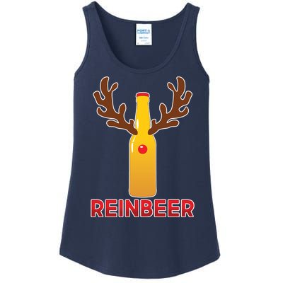 Reinbeer Funny Christmas Beer Reindeer Ladies Essential Tank