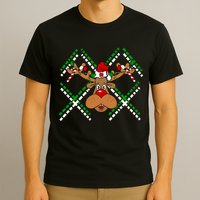 Reindeer Ugly Christmas Sweater T-Shirt