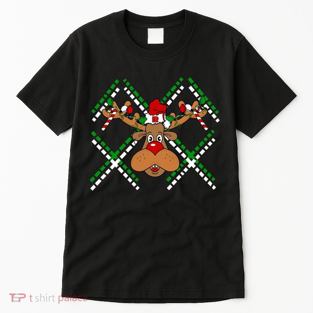 Reindeer Ugly Christmas Sweater Tall T-Shirt