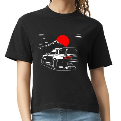 Rotary Engine Jdm Rc Car Meet Tuning Comfort Colors Boxy T-Shirt