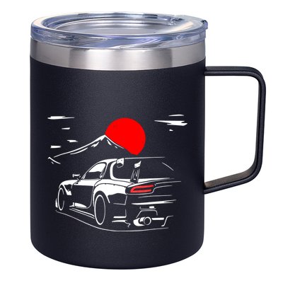 Rotary Engine Jdm Rc Car Meet Tuning 12oz Stainless Steel Coffee Mug