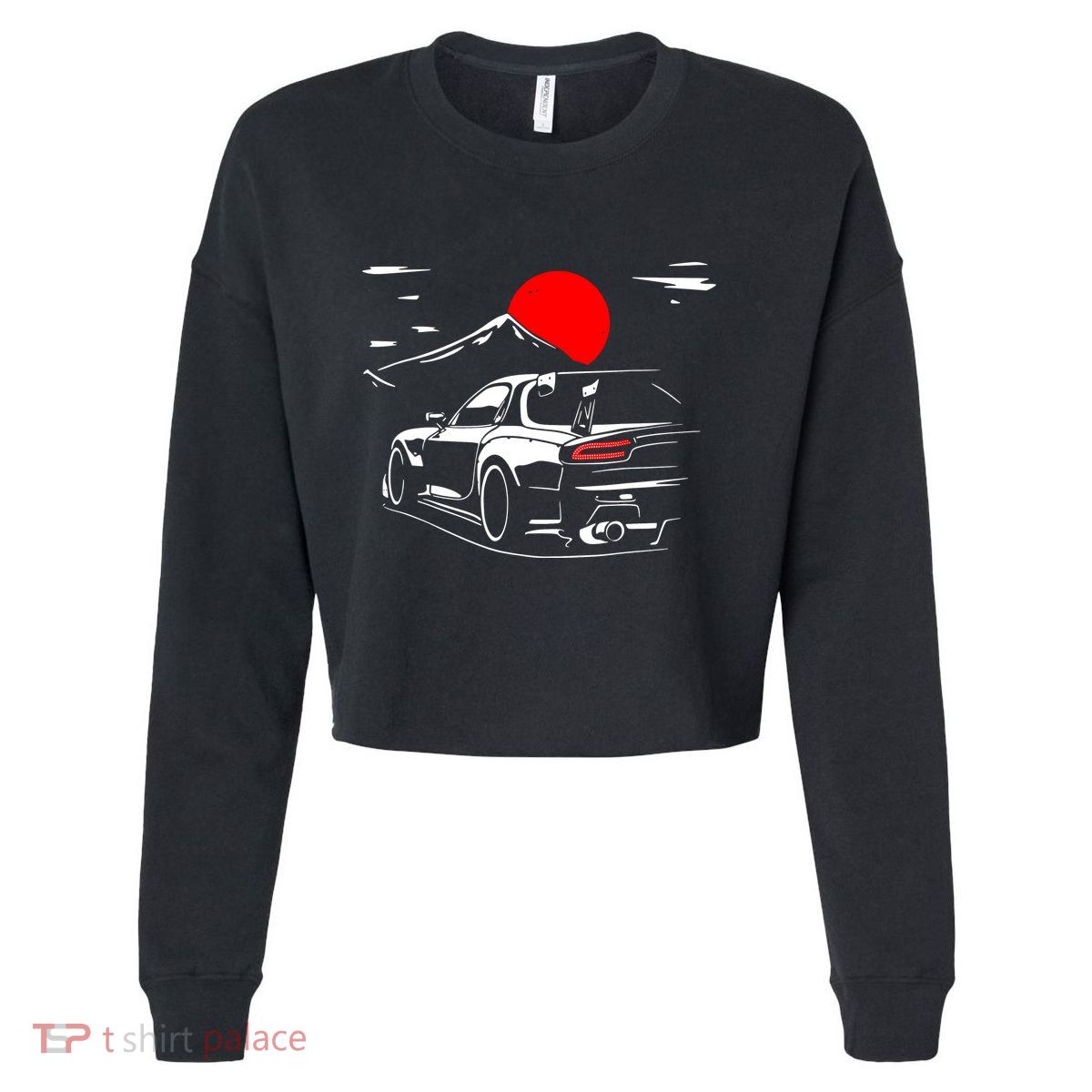 Rotary Engine Jdm Rc Car Meet Tuning Cropped Pullover Crew