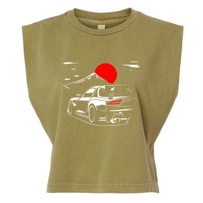 Rotary Engine Jdm Rc Car Meet Tuning Garment-Dyed Women's Muscle Tee