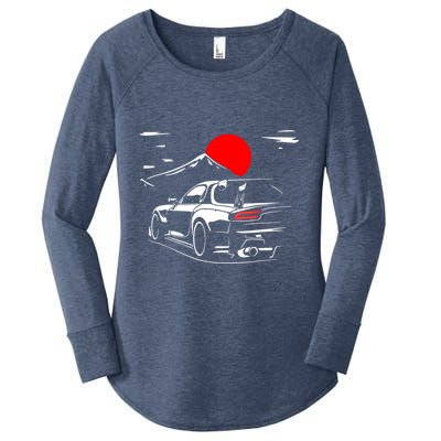 Rotary Engine Jdm Rc Car Meet Tuning Women's Perfect Tri Tunic Long Sleeve Shirt