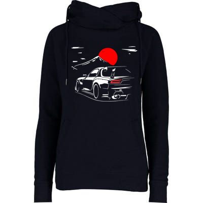 Rotary Engine Jdm Rc Car Meet Tuning Womens Funnel Neck Pullover Hood