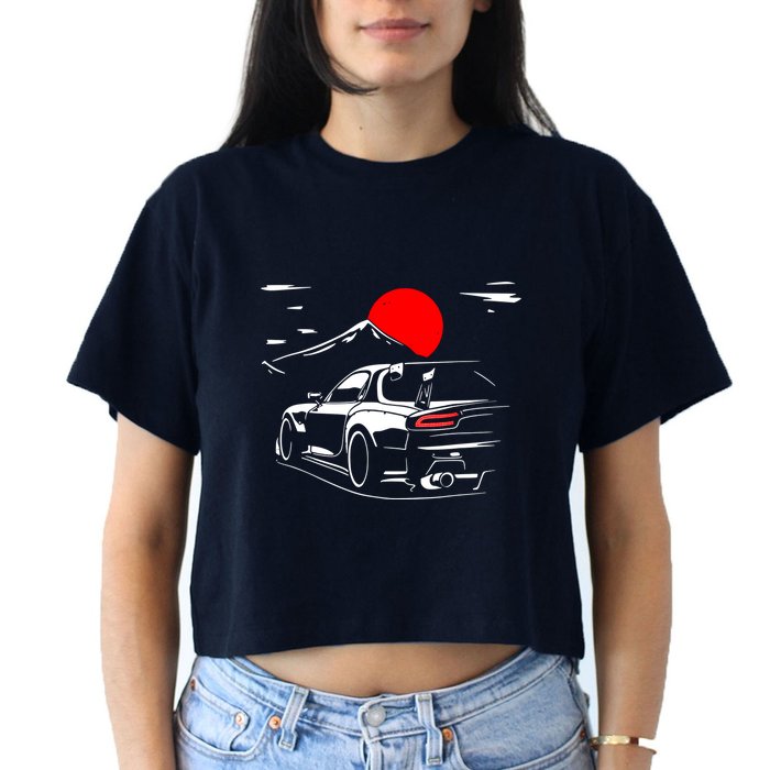 Rotary Engine Jdm Rc Car Meet Tuning Crop Top