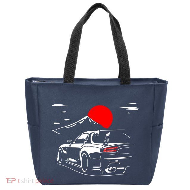 Rotary Engine Jdm Rc Car Meet Tuning Zip Tote Bag