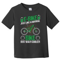 Retro Ebike Just Like A Normal Bike But Way Cooler Toddler T-Shirt