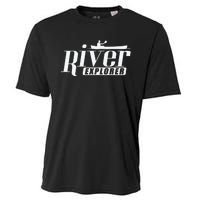 River Explorer Kayak Paddle Boat Canoeing Gift Cooling Performance Crew T-Shirt