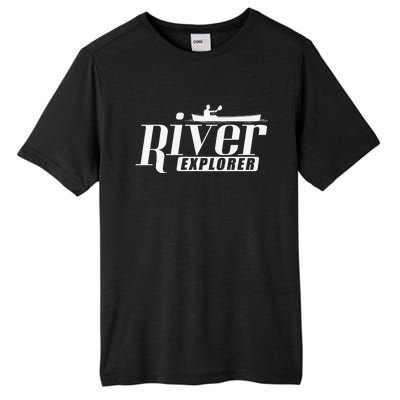 River Explorer Kayak Paddle Boat Canoeing Gift Tall Fusion ChromaSoft Performance T-Shirt