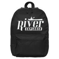 River Explorer Kayak Paddle Boat Canoeing Gift 16 in Basic Backpack