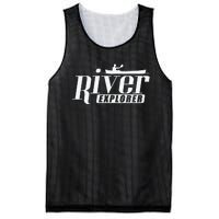 River Explorer Kayak Paddle Boat Canoeing Gift Mesh Reversible Basketball Jersey Tank