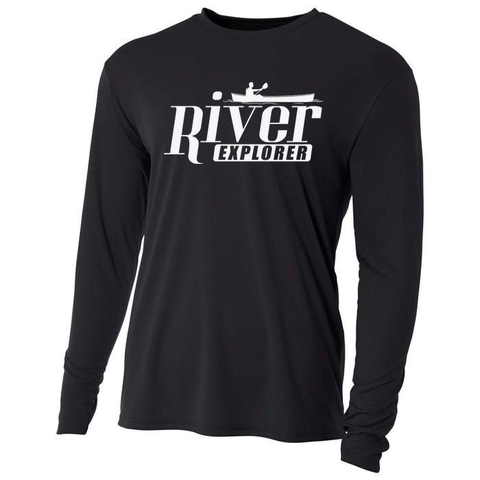 River Explorer Kayak Paddle Boat Canoeing Gift Cooling Performance Long Sleeve Crew