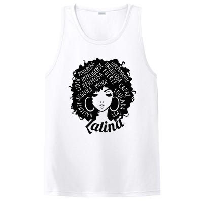 Reina Empowered Latina Poder Latina Pride Hispanic Heritage PosiCharge Competitor Tank