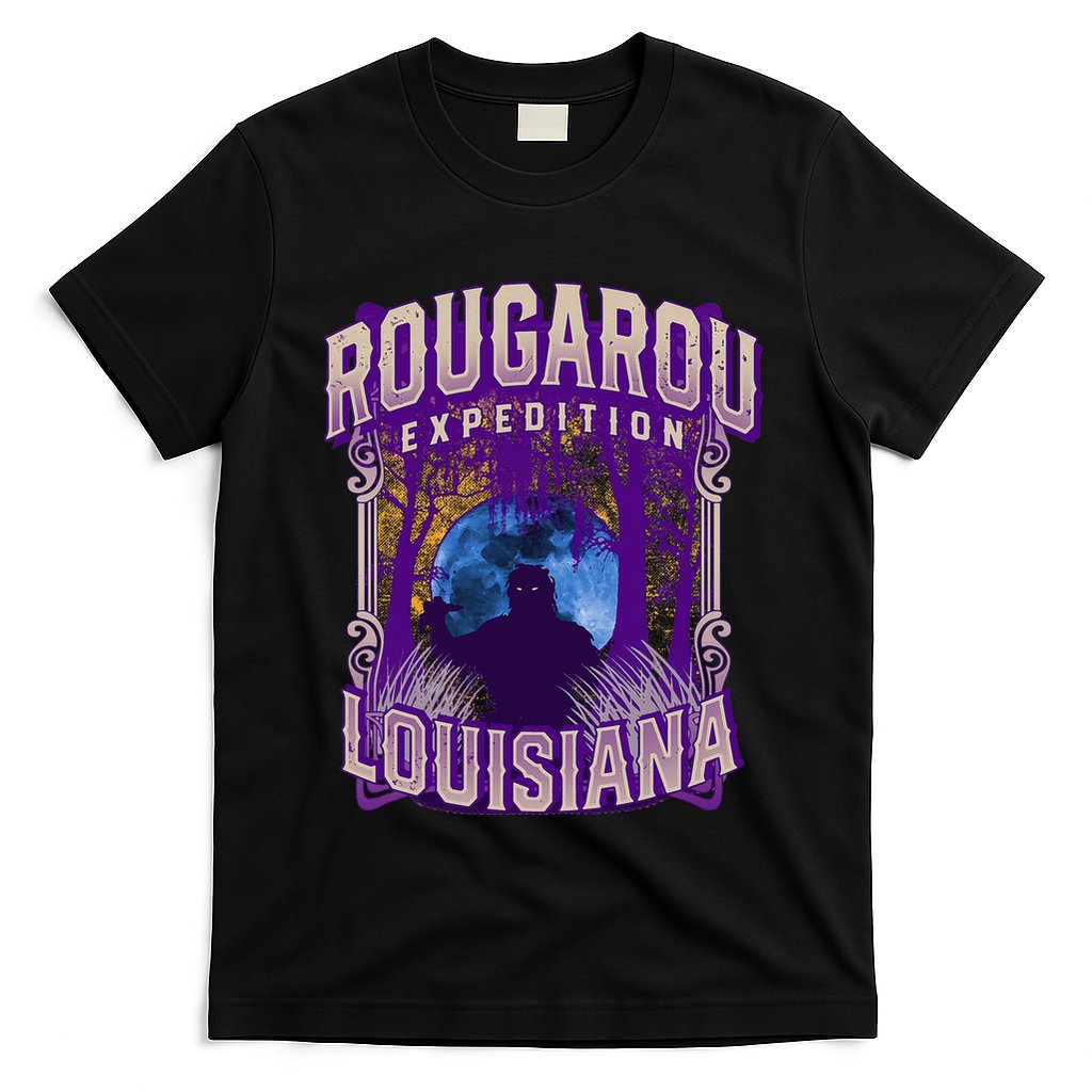 Rougarou Expedition Louisiana Swamp Monster Werewolf Legend T-Shirt
