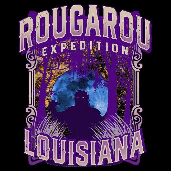 Rougarou Expedition Louisiana Swamp Monster Werewolf Legend T-Shirt