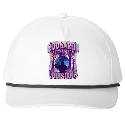 Rougarou Expedition Louisiana Swamp Monster Werewolf Legend Snapback Five-Panel Rope Hat