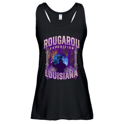 Rougarou Expedition Louisiana Swamp Monster Werewolf Legend Ladies Essential Flowy Tank