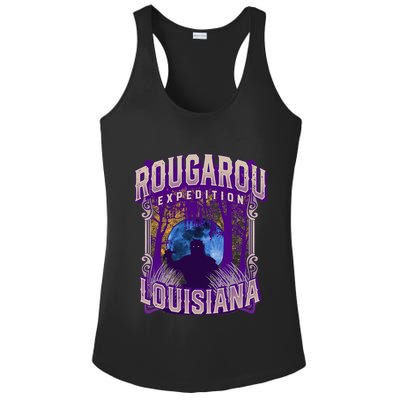 Rougarou Expedition Louisiana Swamp Monster Werewolf Legend Ladies PosiCharge Competitor Racerback Tank