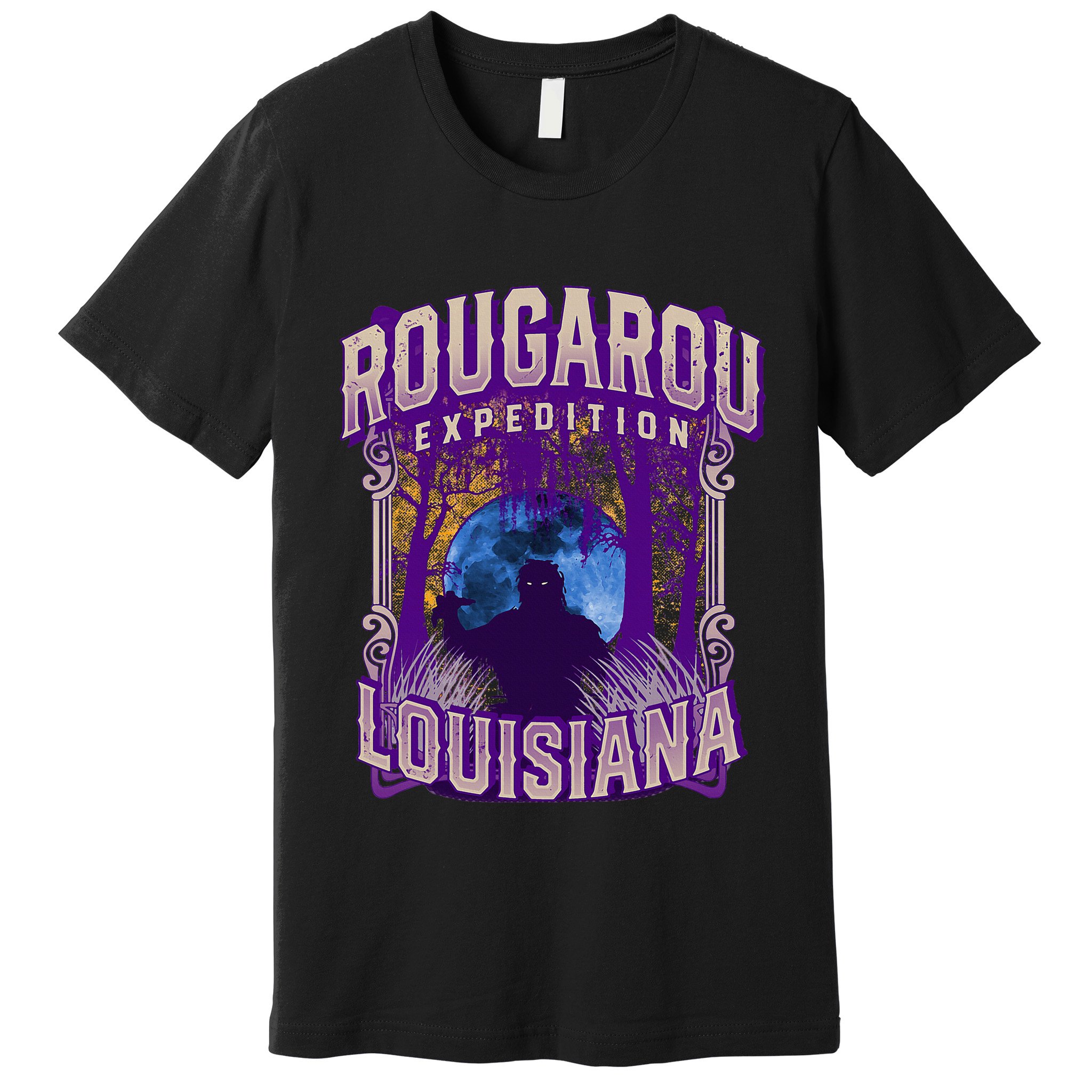 Rougarou Expedition Louisiana Swamp Monster Werewolf Legend Premium T-Shirt