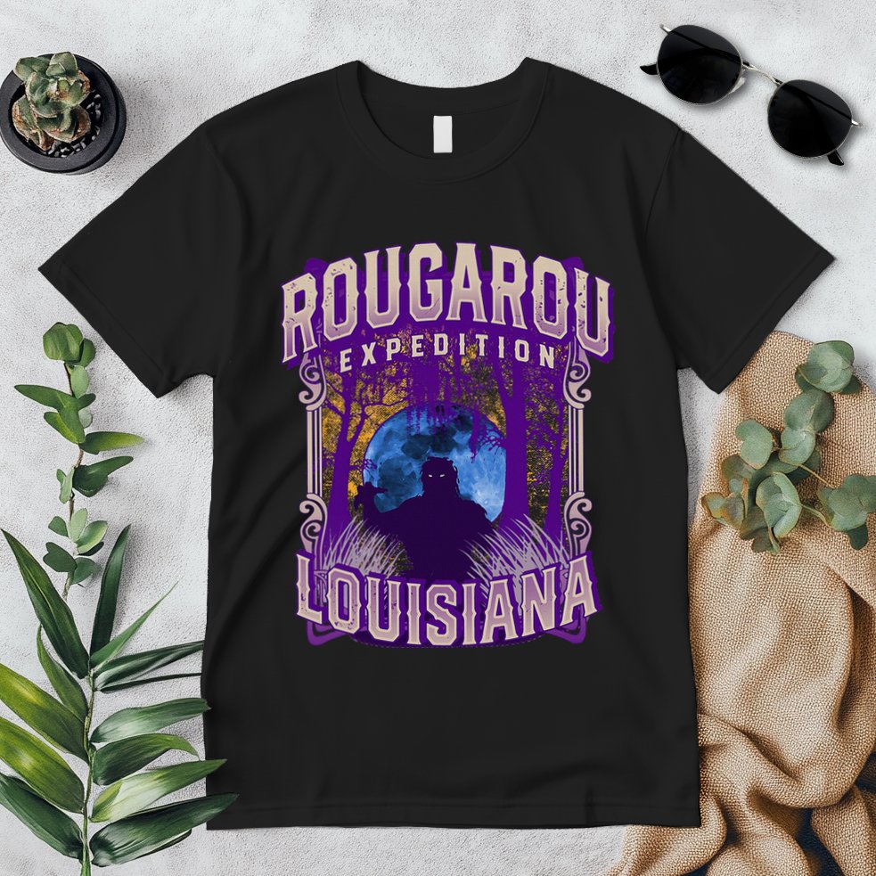 Rougarou Expedition Louisiana Swamp Monster Werewolf Legend Premium T-Shirt