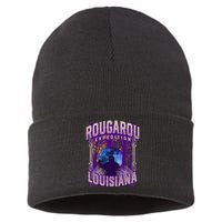 Rougarou Expedition Louisiana Swamp Monster Werewolf Legend Sustainable Knit Beanie