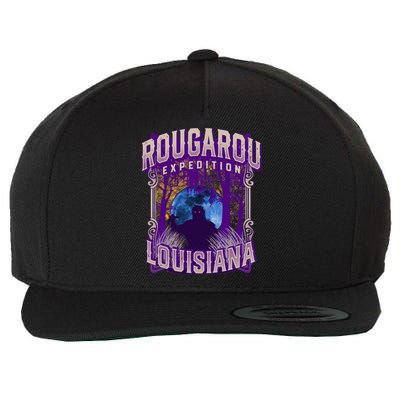 Rougarou Expedition Louisiana Swamp Monster Werewolf Legend Wool Snapback Cap