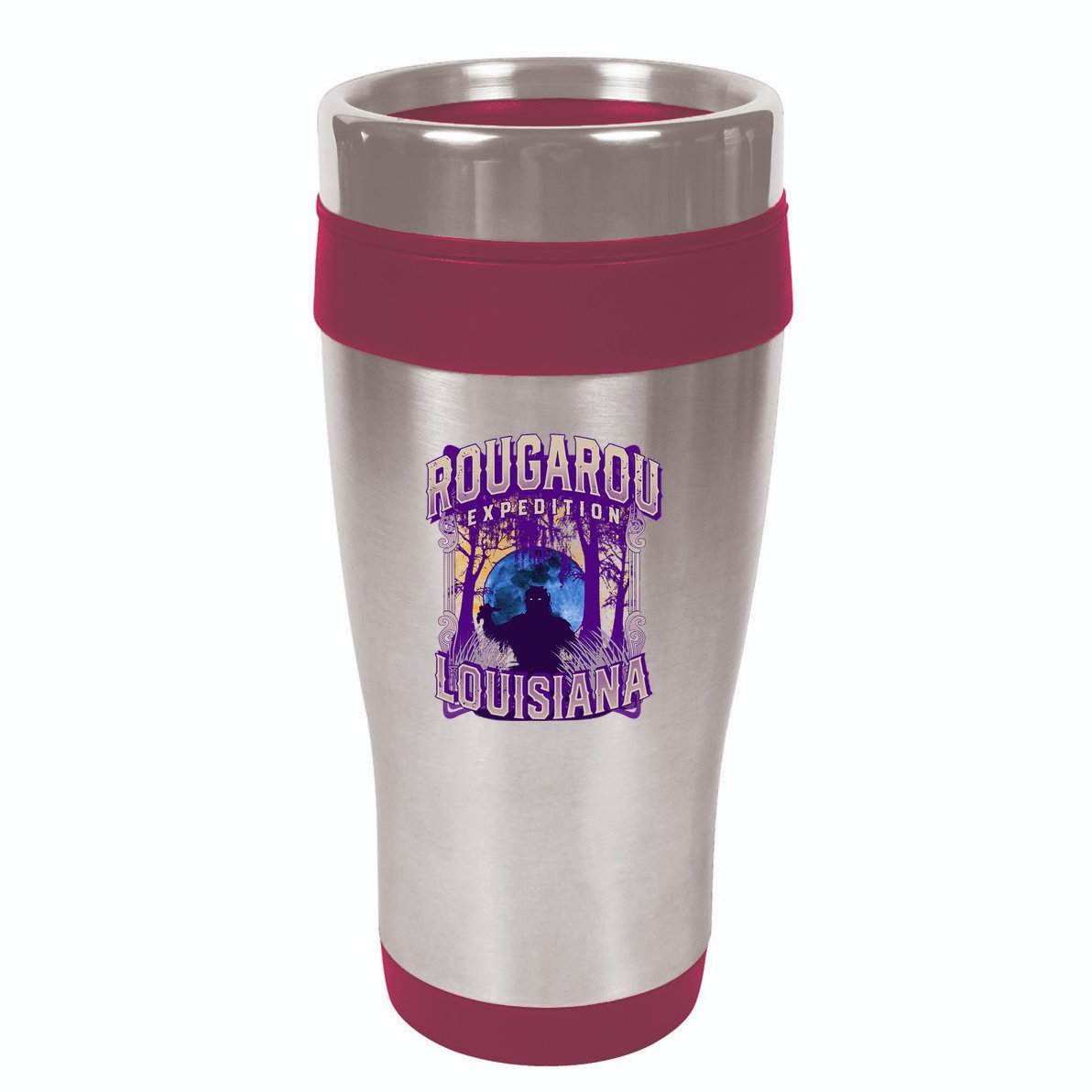 Rougarou Expedition Louisiana Swamp Monster Werewolf Legend 16oz Travel Tumbler