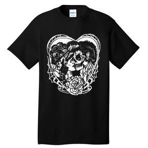 Rockabilly Eternal Love Psychobilly Greaser Style Tall T-Shirt