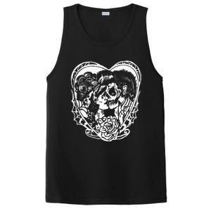 Rockabilly Eternal Love Psychobilly Greaser Style PosiCharge Competitor Tank