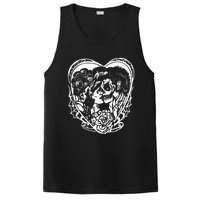 Rockabilly Eternal Love Psychobilly Greaser Style PosiCharge Competitor Tank