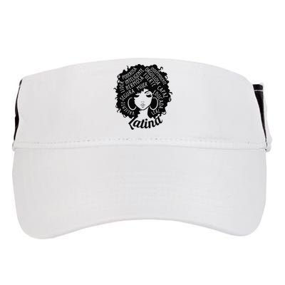 Reina Empowered Latina Poder Latina Pride Hispanic Heritage Adult Drive Performance Visor