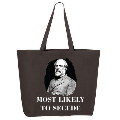 Robert E Lee Most Likely To Secede Civil War 25L Jumbo Tote