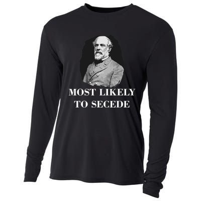 Robert E. Lee Most Likely to Secede Civil War Cooling Performance Long Sleeve Crew