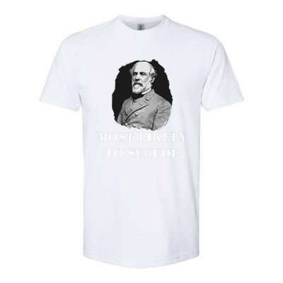 Robert E. Lee Most Likely to Secede Civil War Softstyle® CVC T-Shirt