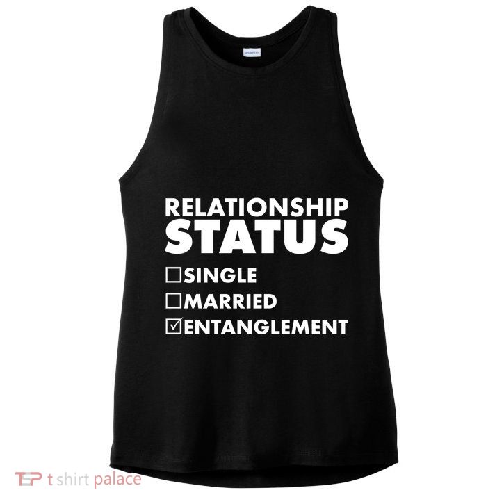 Relationship Status Entanglement Ladies PosiCharge Tri-Blend Wicking Tank