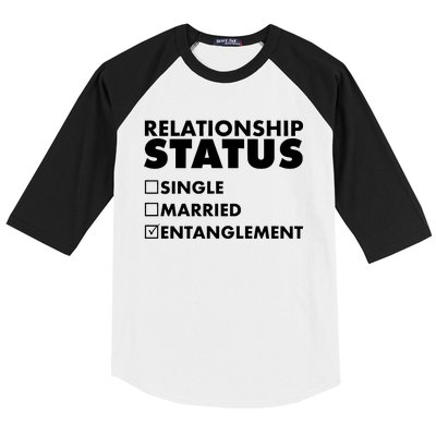 Relationship Status Entanglement Baseball Sleeve Shirt