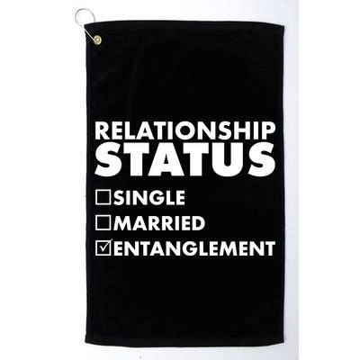 Relationship Status Entanglement Golf Towel