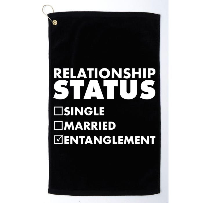 Relationship Status Entanglement Golf Towel